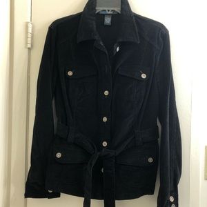 Black new curdory jacket